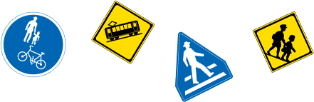 道路標識の画像